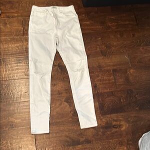 Forever 21 White Skinny Jeans